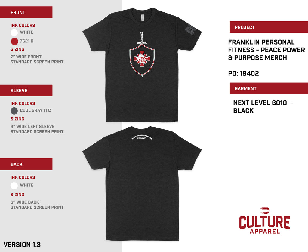 Peace•Power• & Purpose Tee