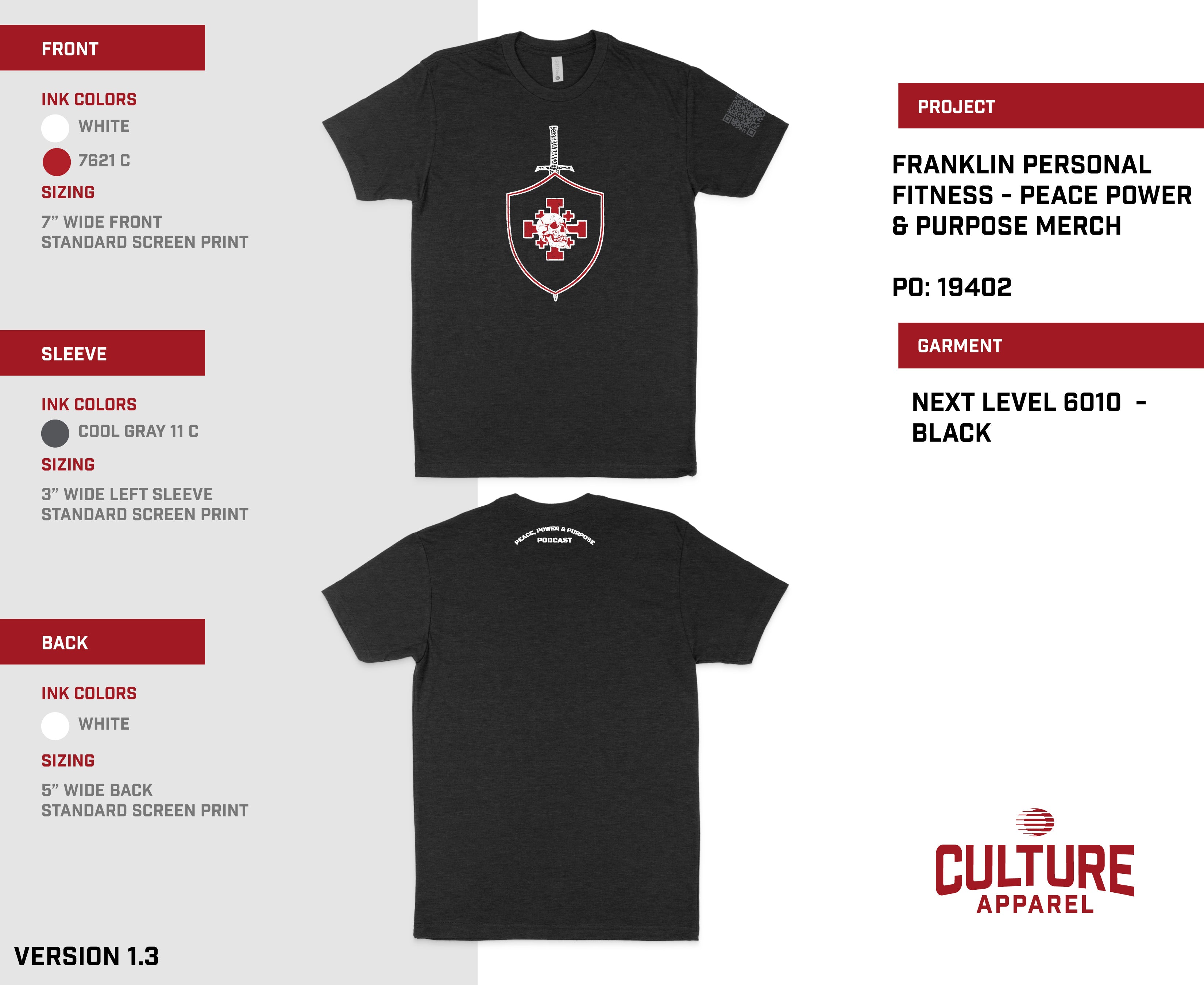 Peace•Power• & Purpose Tee