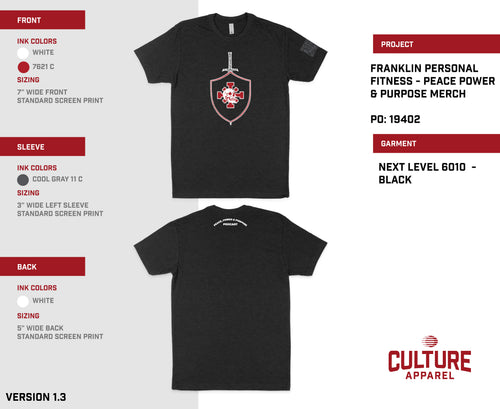 Peace•Power• & Purpose Tee
